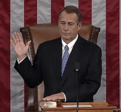 Boehner Speaker of the House