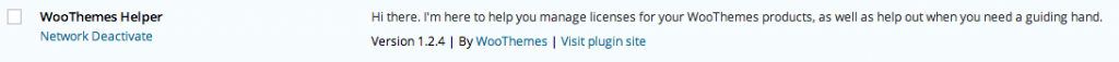 WooThemes Helper Plugin